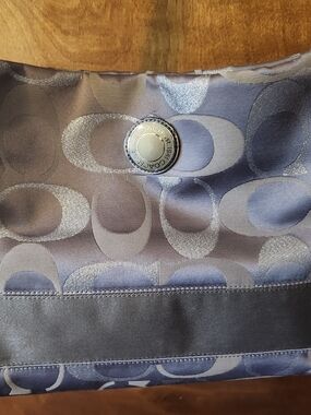 Coach Signature File Bag